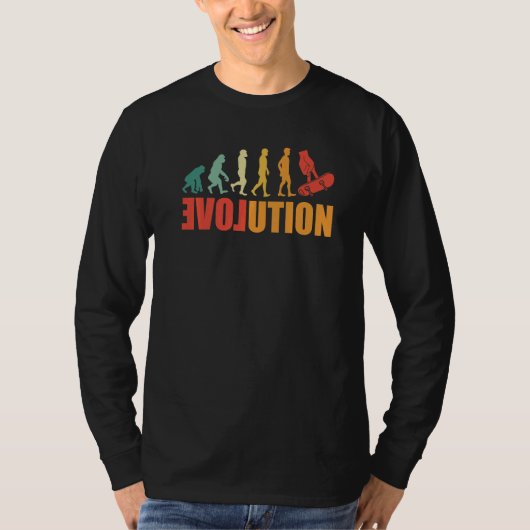 Fingerboard Evolution Finger Skateboarding Fingerb T-Shirt (Vorderseite)
