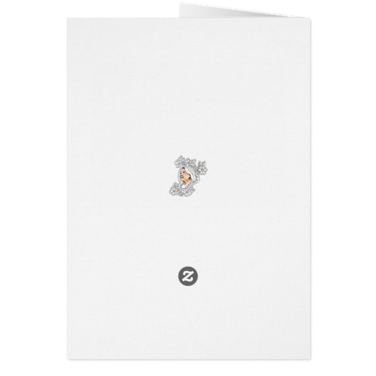 Fingerbread-Cookie, geschmückt Weihnachtskarte (Hinten)