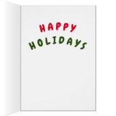 Fingerbread-Cookie, geschmückt Weihnachtskarte (Innen (Rechts))