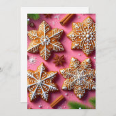 Fingerbread Postkarte! Feiertagskarte (Vorne/Hinten)