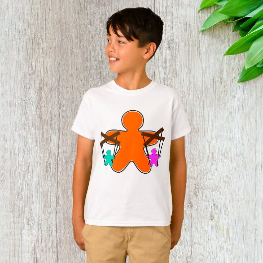 Fingerbread Puppet Master Controlling Charaktere T-Shirt
