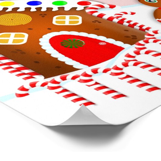 Fingerbread Scene Print, Value Poster (Matte) (Ecke)