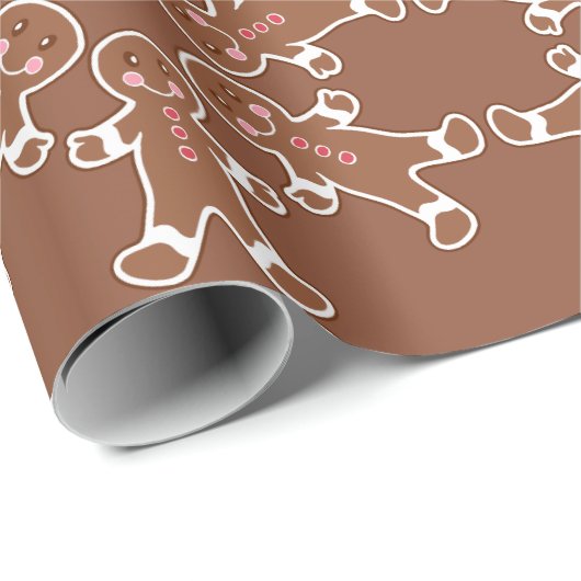 Fingerbrei-Schneeflockenpapier Geschenkpapier (Rolleneckpunkt)