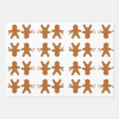 Fingerbret-Verpackungspapier Geschenkpapier Set (Vorderseite)