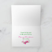 Fingerbrett Weihnachtskarte - Kind - Persönlich ge Feiertagskarte (Innenseite)