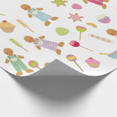 Fingerbrettpapier Geschenkpapier (Ecke)