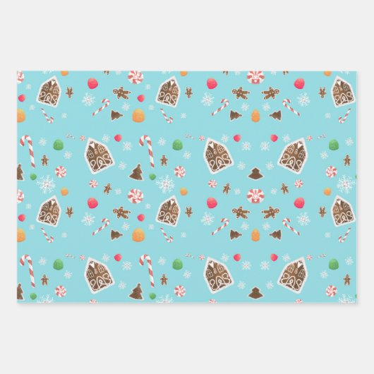 Fingerbrettpapier Geschenkpapier Set (Vorderseite 3)