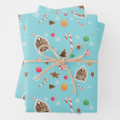Fingerbrettpapier Geschenkpapier Set (Beispiel)