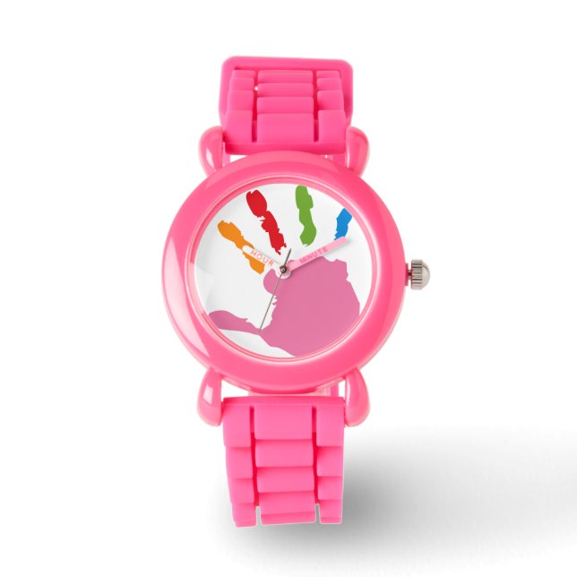 FingerFamily Armbanduhr (Vorderseite)