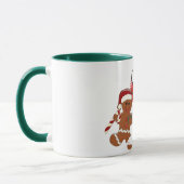 Fingerfang-Cookie lustige Weihnachtsfeier Tasse (Links)