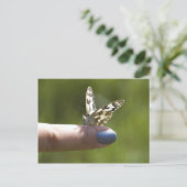 Fingerfliege Postkarte (Stehend Vorderseite)