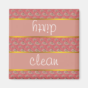 Fingerhut-Blumenblatt-Paisley-Muster Magnet