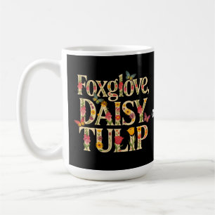 Fingerhut Gänseblümchen Tulpe Blumen Wildblumen De Kaffeetasse