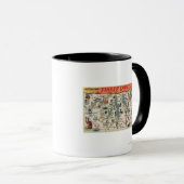 Fingerlakes, New York - Detaillierte Karte Tasse (VorderseiteRechts)