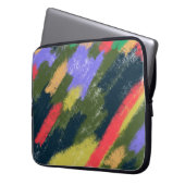 Fingermalerei Neopren Laptop-Sieb Laptopschutzhülle (Vorderseite Links)