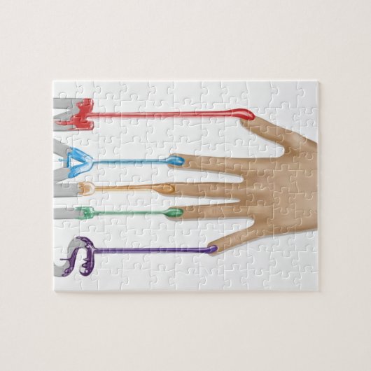 Fingernägel Puzzle (Horizontal)