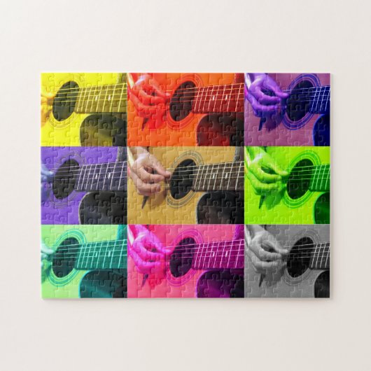 Fingerpicking Gitarrist - 11x14 - 252 PC Puzzle (Horizontal)