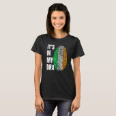 Fingerprint DNA Biometry Irish Flag Ireland T-Shirt (Vorne ganz)