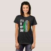 Fingerprint DNA St Patrick's Day Irish Flag Irelan T-Shirt (Vorne ganz)