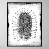 FINGERPRINT FORENSICS POSTER (Vorne)