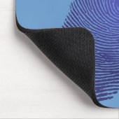 Fingerprint Grafik Mousepad (Ecke)