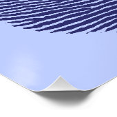 Fingerprint Grafik Poster (Ecke)
