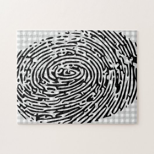 Fingerprint Jigsaw Puzzle (Horizontal)