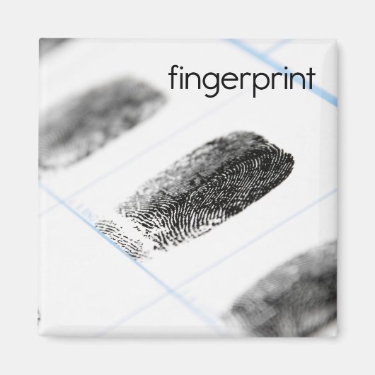 Fingerprint Kühlschrank Magnet (Vorne)