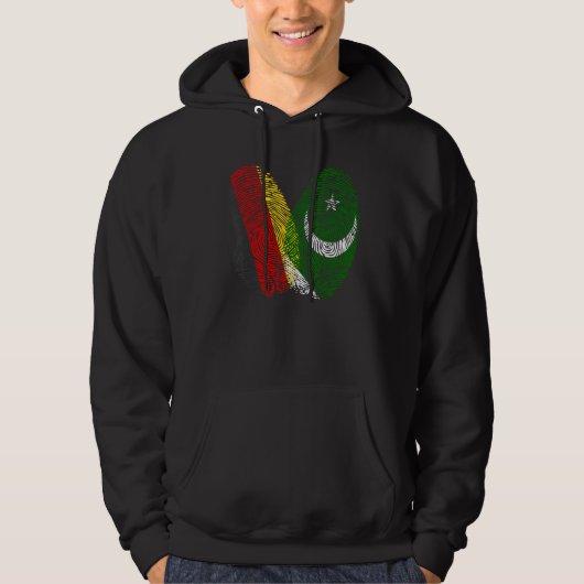 Fingerprint Pakistan Pakistan Hoodie (Vorderseite)