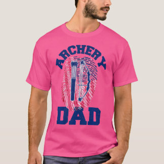 Fingerprint Patriotic Sports Archery T-Shirt