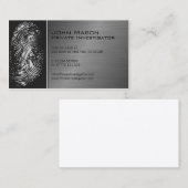 Fingerprint Private Investigator Business Card Visitenkarte (Vorne/Hinten)