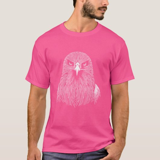 Fingerprint-Stil - Mama des Vaters Hawk T-Shirt (Vorderseite)
