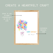 Fingerprint teacher appreaciation Birthday Poster