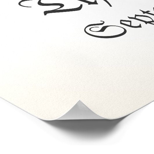 Fingerprint Tree Wedding Guestbook Poster (Ecke)