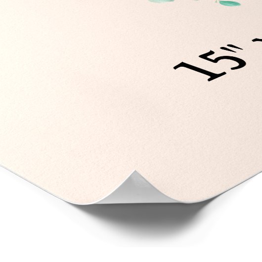 Fingerprint Tree Wreath Greenery Gästebuch Budget (Ecke)