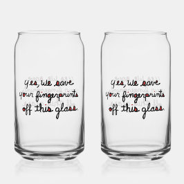 Fingerprints Glass Dosenglas