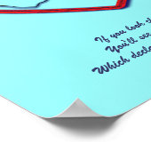 Fingerprints of God - 1 Peter 5:6-7 Poster (Ecke)