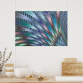 Fingers Fraktal Art Poster (Küche)