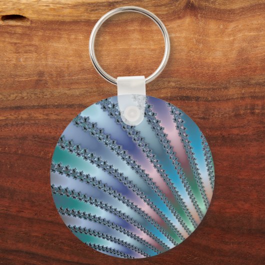 Fingers Fraktal Art Schlüsselanhänger (Vorderseite)