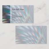 Fingers Fraktal Art Visitenkarte (Vorne/Hinten)
