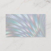 Fingers Fraktal Art Visitenkarte (Rückseite)