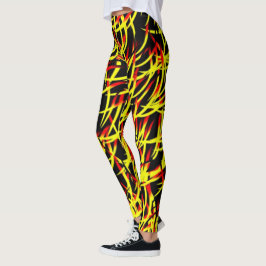 Fingers von Flammen-Leggings Leggings