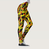 Fingers von Flammen-Leggings Leggings (Rechts)