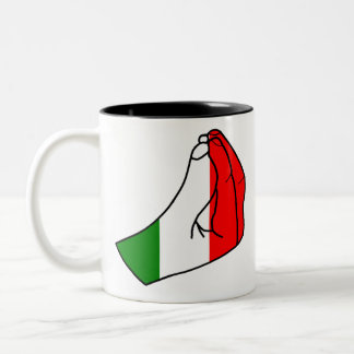 Fingertasche Zweifarbige Tasse