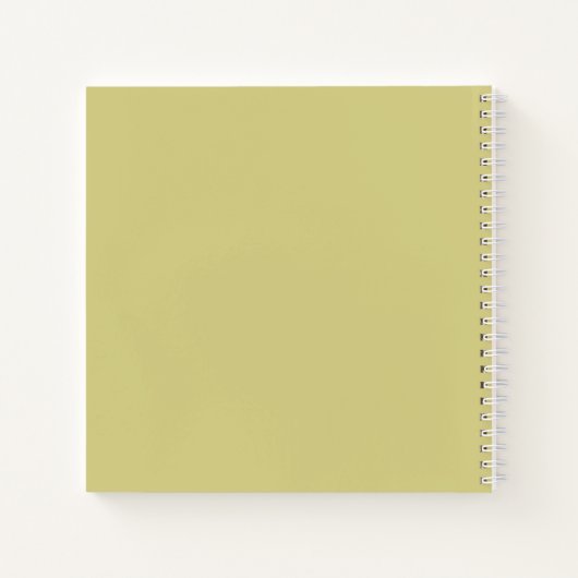 Fingertip Daisy – Soft Aesthetic Spiral Notebook Notizblock (Rückseite)