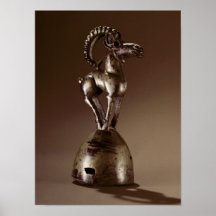 Finial mit einer Gebirgsziege Poster