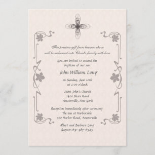 Finial-quere religiöse Einladung