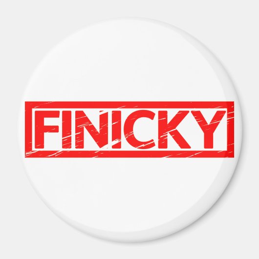 Finicky Briefmarke Magnet (Vorne)