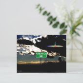 Fininding Roswell Postkarte (Stehend Vorderseite)
