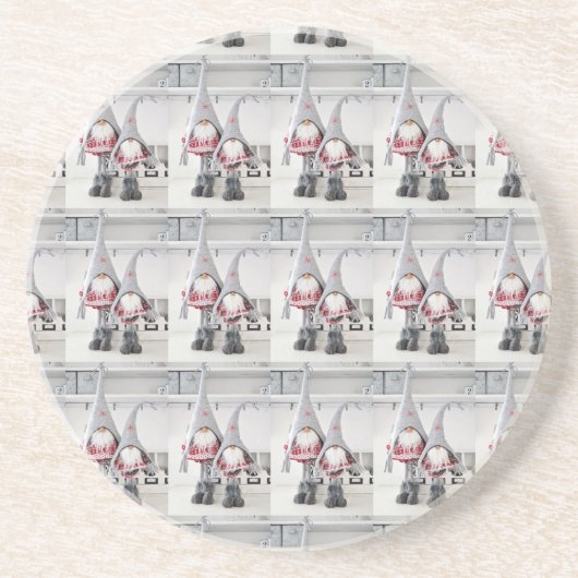 **FINISCH-GNOME** SANDSTONE-UNTERSETZER GETRÄNKEUNTERSETZER (Vorne)